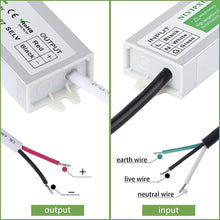 Load image into Gallery viewer, IP67 Rated Outdoor LED Power Supply - 12V DC 60W Transformer Adapter (Pack of 6)