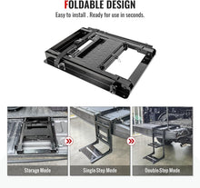 Load image into Gallery viewer, Telescopic Handrail Tailgate Step Ladder - Easy Install for Trucks &amp; Trailers