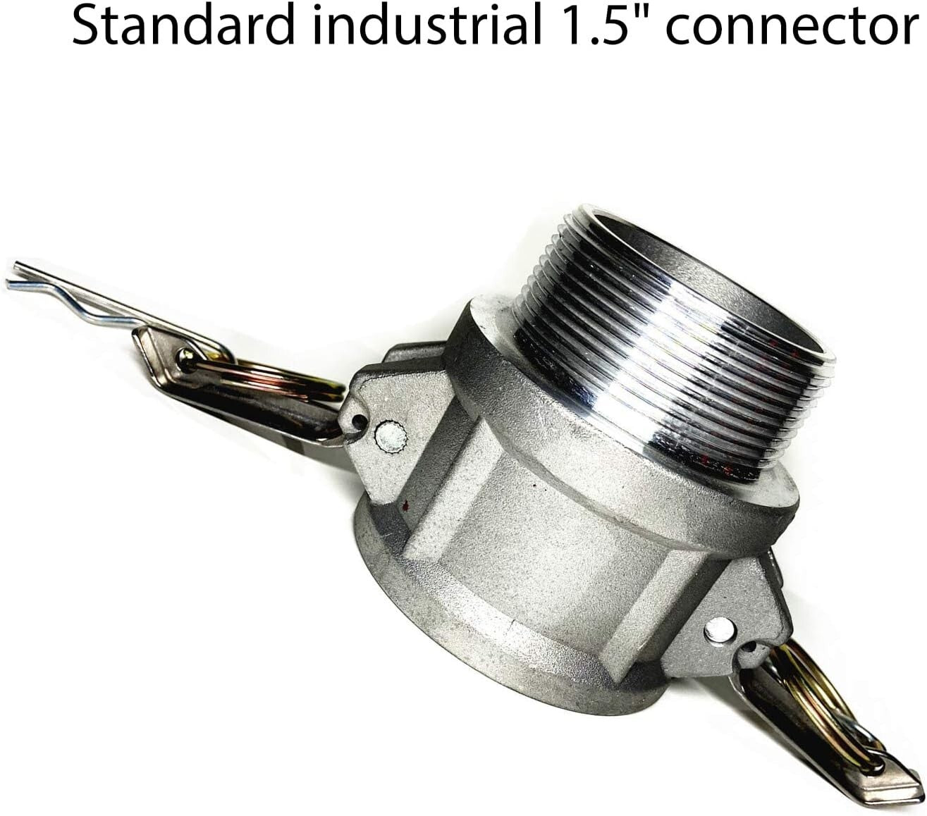 Professional 1.5 Inch Fire Hose Nozzle with Aluminum Fitting - 100 PSI Power