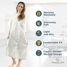 Load image into Gallery viewer, Fashionable Hospital Gowns with Back Tie - Ideal for Labor, Maternity &amp; More