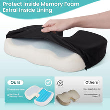 Load image into Gallery viewer, Ergonomic U-Shape Cooling Gel Cushion - X-Large for Office, Gaming, and Travel