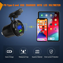 Load image into Gallery viewer, Versatile Waterproof 6 Gang Switch Box with Voltmeter for Boats and Vehicles