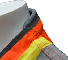 Load image into Gallery viewer, Premium Class 2 Engineer Safety Vest with Breathable Back – Large/Orange Edition