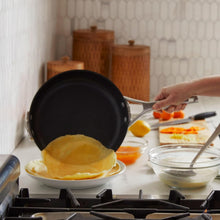 Load image into Gallery viewer, Durable Nonstick 5-Quart Saute Pan with Tempered Glass Lid -Elegant Black Finish