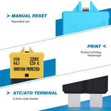 Load image into Gallery viewer, ATC/ATO 15A Circuit Breakers - 25 Pack Low Profile for Compact Installations