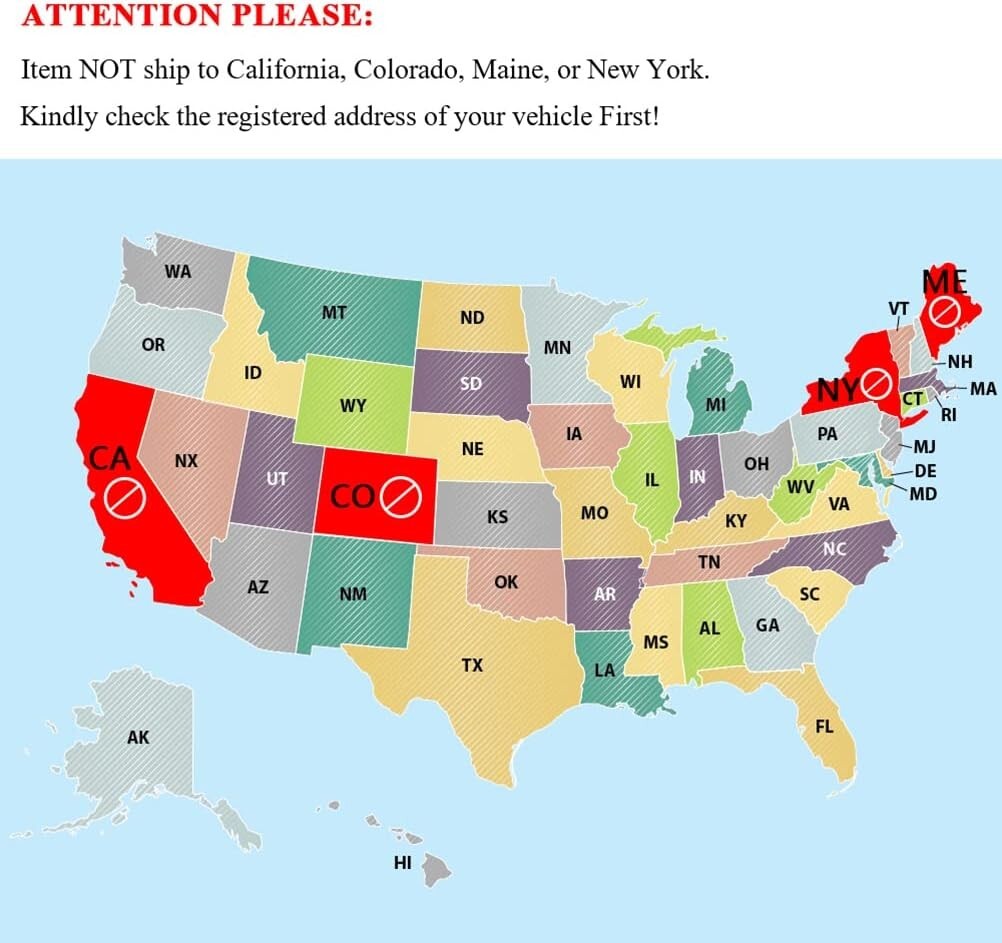 2-Pack Universal Catalytic Converter with O2 Port & Heat Shield - EPA Approved