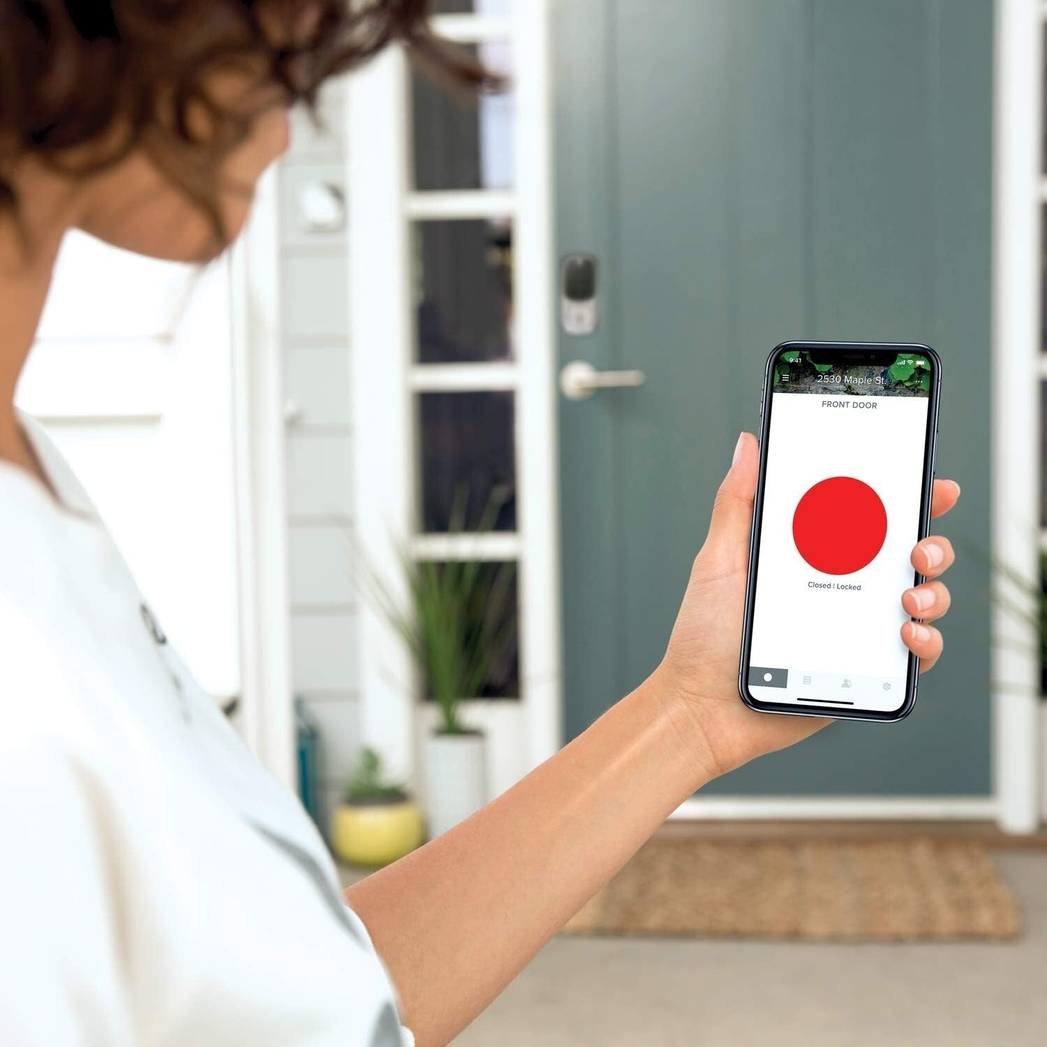 Slim Stainless Steel Smart Lock - Assure SL Keyless Entry with Wi-Fi Touchscreen