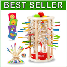 Load image into Gallery viewer, Jumbo Montessori Wooden Board Game - Interactive Learning Toy for Kids 3-9