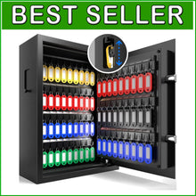 Load image into Gallery viewer, Professional Key Lock Box - Secure Storage for 71 Keys, Easy Access Design