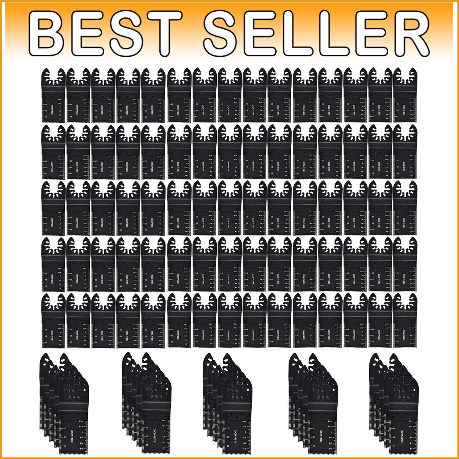 Durable Quick-Release Oscillating Multitool Blades Compatible with Most Brands