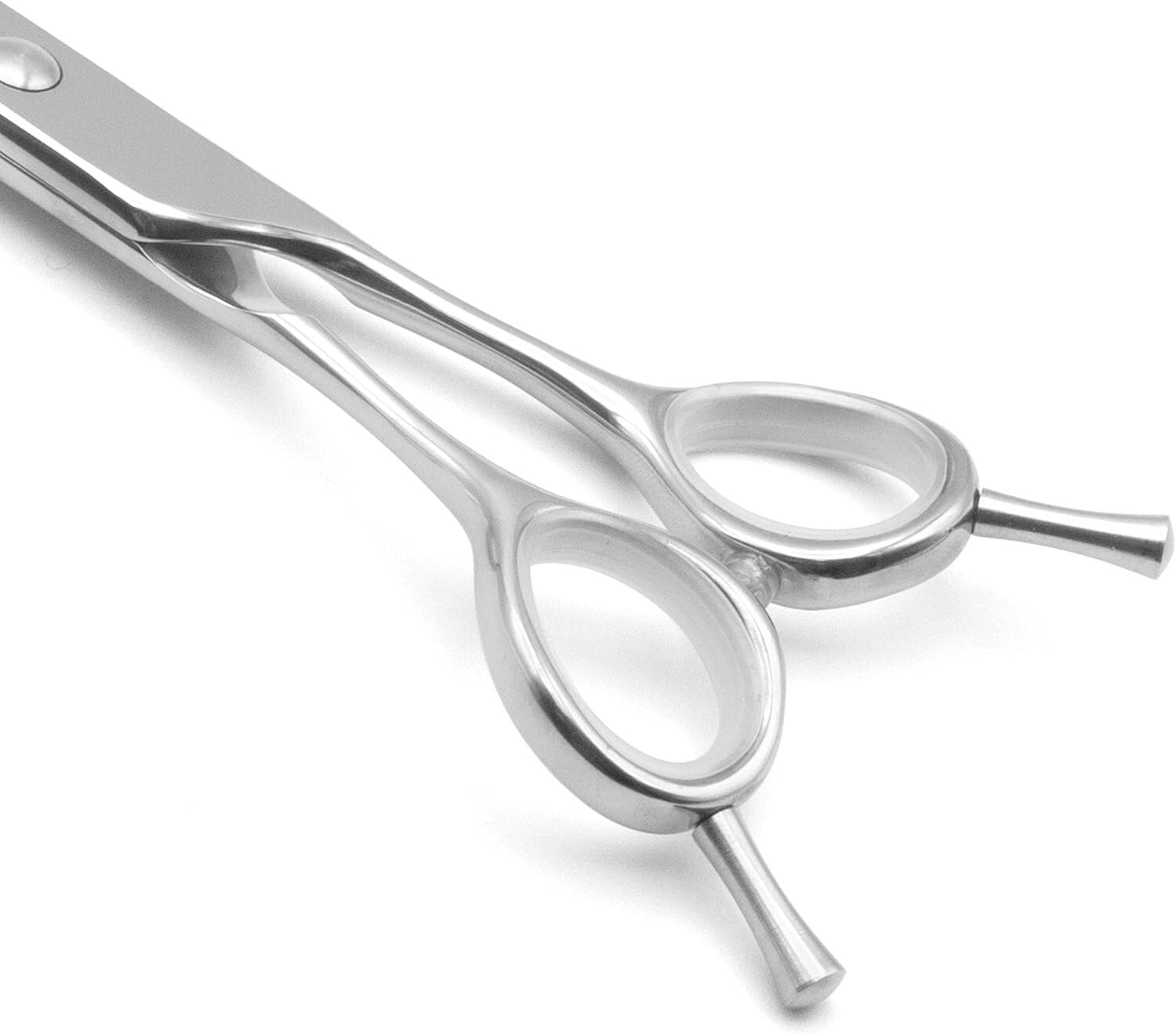 Ergonomic 4-Piece Grooming Shears Set with Convex Blades for Smooth Finishes