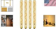 Load image into Gallery viewer, 4-Pack Vintage Style LED Filament Bulbs, 11.8in, Warm White, Dimmable