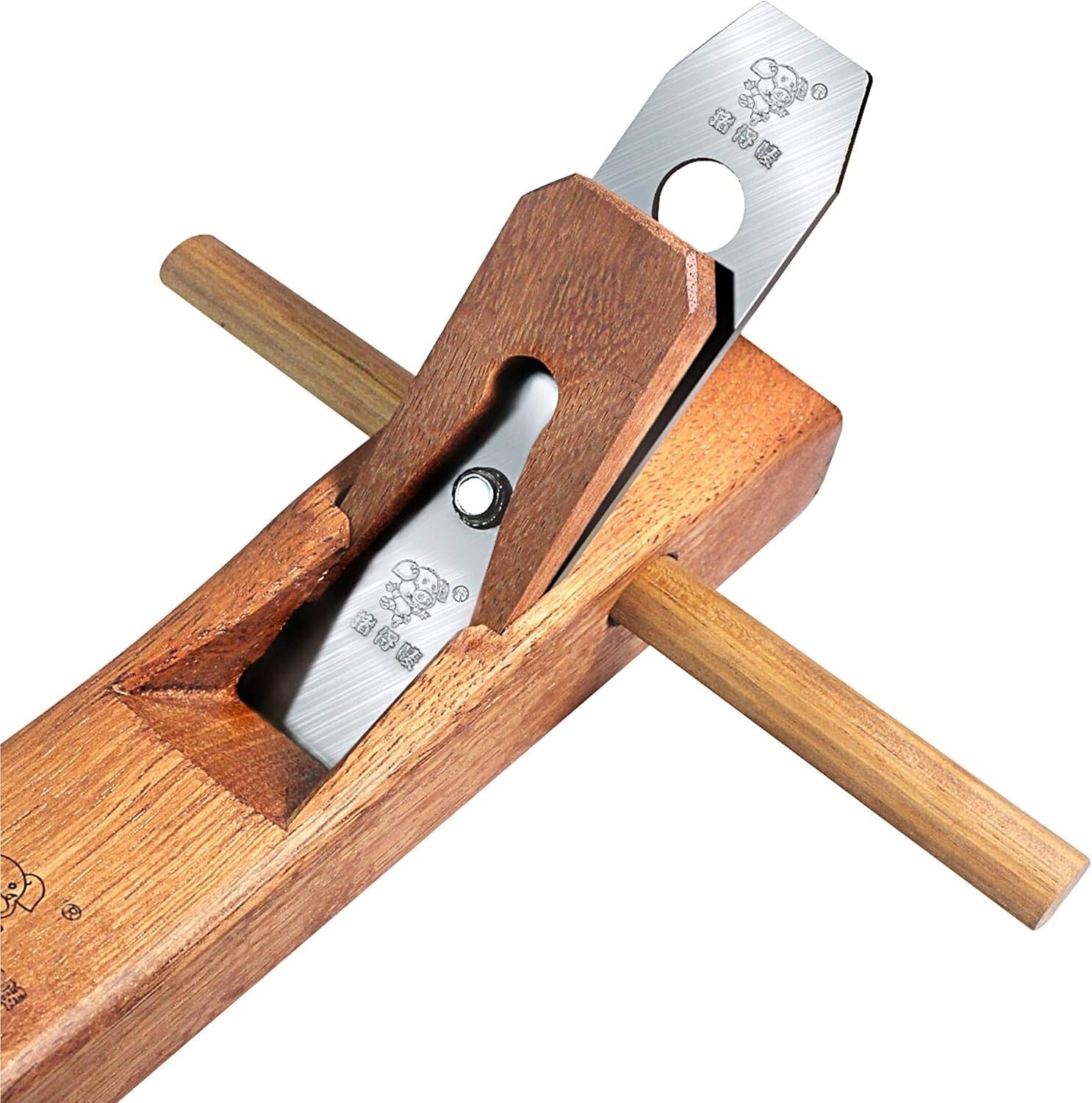 Professional Red Hand Planer - 11" Steel Cutter Ideal for DIY Wood Projects