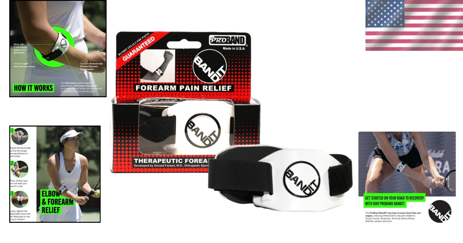 Anatomically Designed Compression Band for Tendonitis and Carpal Tunnel Relief