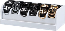 Load image into Gallery viewer, Portable 6-Compartment Bamboo Belt Rack - Stylish Organizer for Closet &amp; Drawer