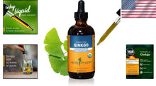 Load image into Gallery viewer, 4oz Organic Ginkgo Extract for Enhanced Concentration and Healthy Circulation