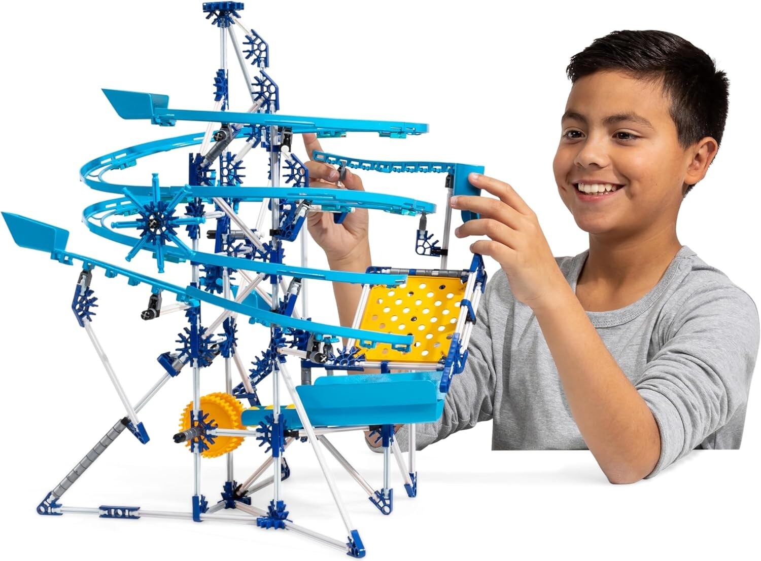 Ultimate 504-Piece Motorized Marble Coaster Run - Fun & Educational STEM Toy