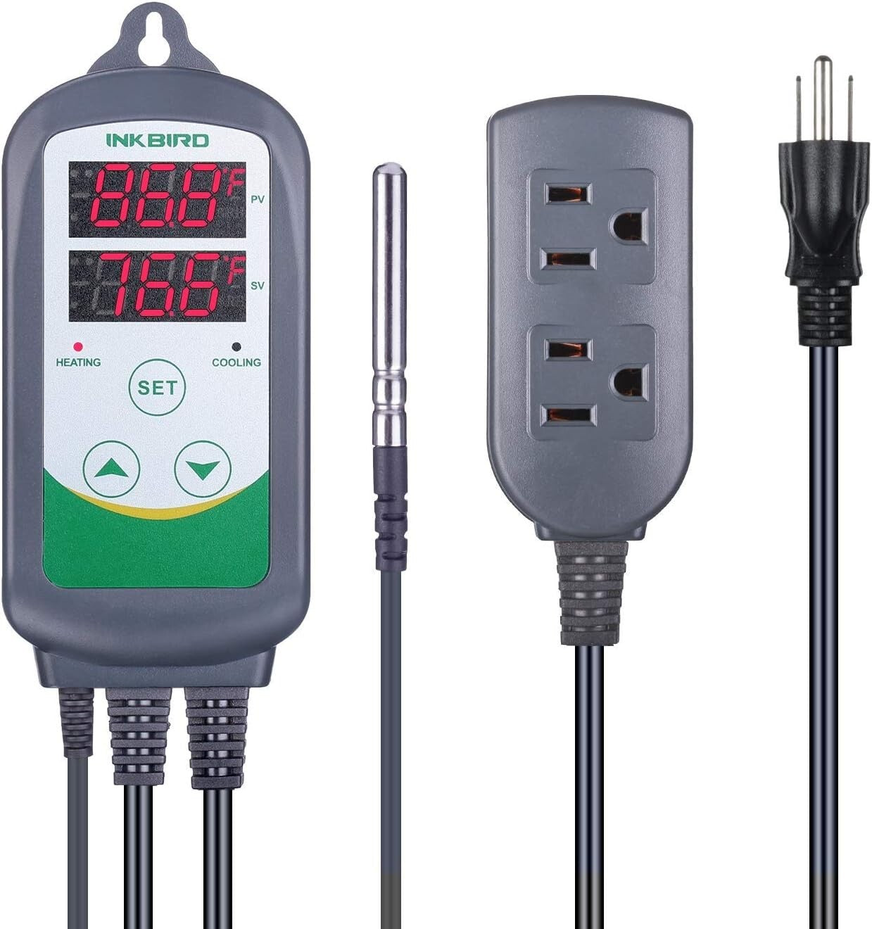 110V Temperature Controller with Wi-Fi for Versatile Heating and Cooling Needs