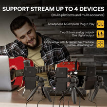 Load image into Gallery viewer, Lightweight Podcast Equipment Studio with Multi-Device Compatability &amp; Effects