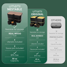 Load image into Gallery viewer, Versatile Bistro Bento Box with 4 Utensils &amp; Sauce Jars – Modern &amp; Leakproof