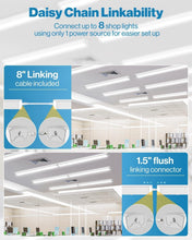 Load image into Gallery viewer, Sunco 6 Pack LED Garage Ceiling Lights - Linkable &amp; Bright 3500 Lumen Fixtures