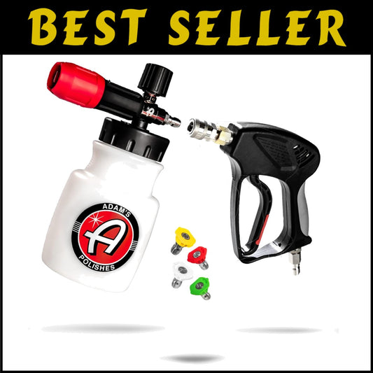 Premium Stainless Steel Snow Foam Sprayer - 4.84 lb Pressure Washer Essential