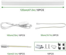 Load image into Gallery viewer, LightingWill 10-Pack LED Shop Light 4FT - Warm White - Energy Efficient