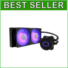 Load image into Gallery viewer, MasterLiquid ML240L RGB V2 AIO Liquid Cooler - 240mm, Dual Chamber Efficiency