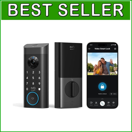 E330 Smart Lock: Fingerprint Recognition & Remote App Control with Night Vision