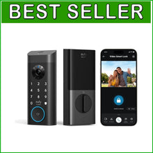 Load image into Gallery viewer, E330 Smart Lock: Fingerprint Recognition &amp; Remote App Control with Night Vision