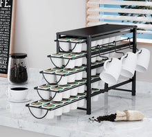 Load image into Gallery viewer, Metal Coffee Capsule Storage Drawer for 70 Pods - Space-Saving Counter Solution