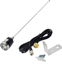 Load image into Gallery viewer, Stainless Steel NMO Antenna Kit - 21in VHF UHF Dual-Band with L Shape Bracket