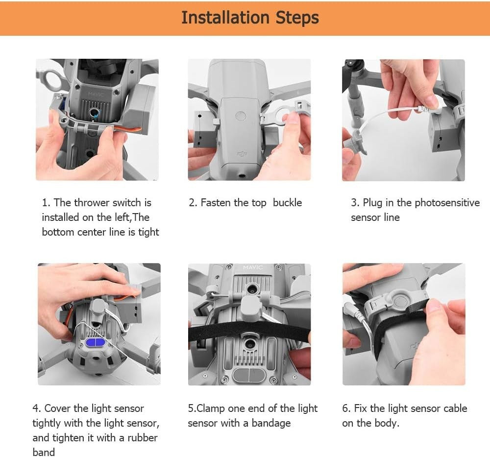 Drone Airdrop Delivery Device for DJI Air 2S/Mavic Air 2 - Lightweight & Durable