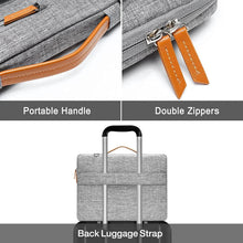 Load image into Gallery viewer, Gray Laptop Shoulder Bag Compatible with Major Brands - Travel Ready Design