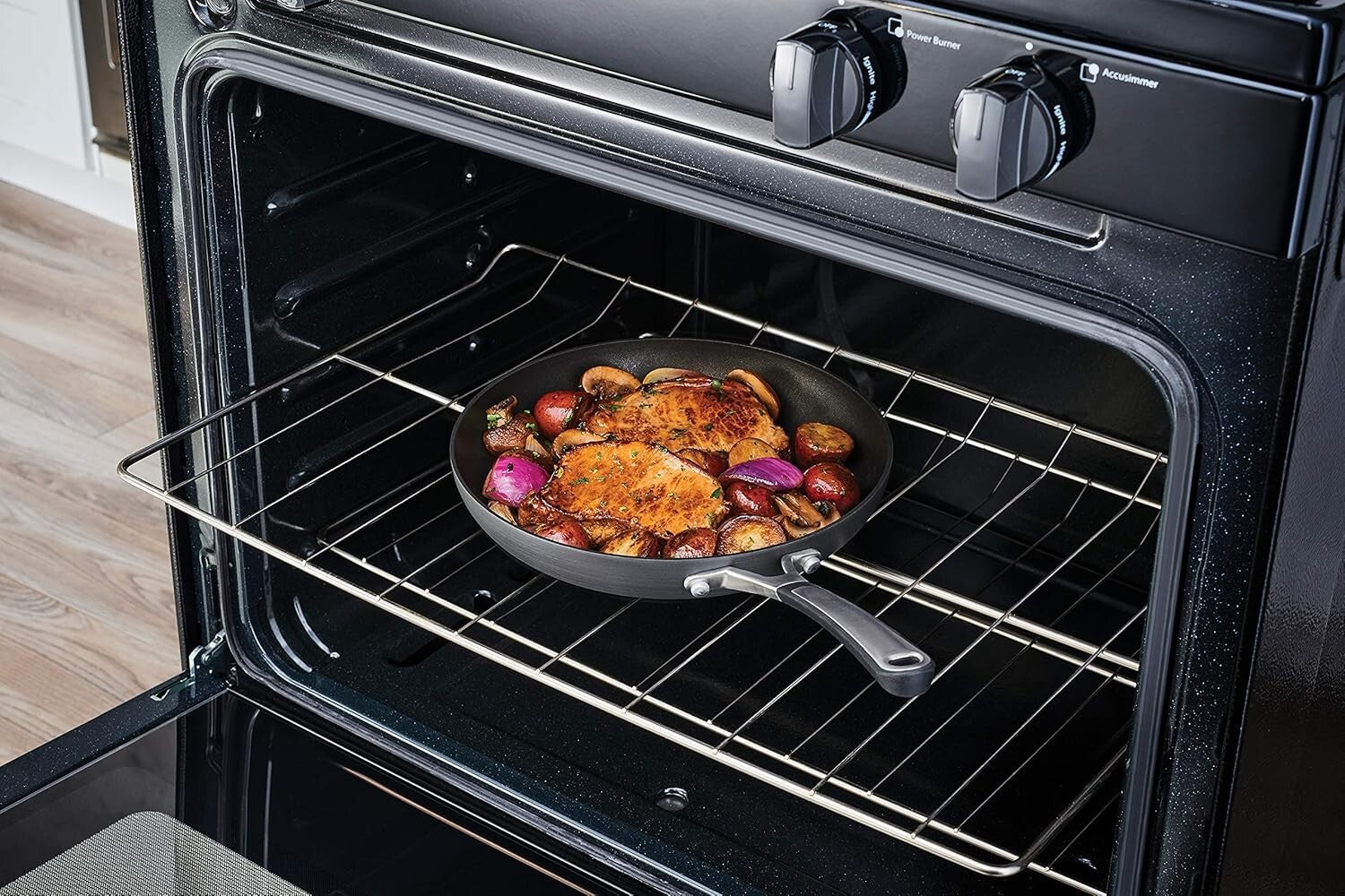 Professional 10-Piece Non-Stick Cookware Set - Hard-Anodized Aluminum Design