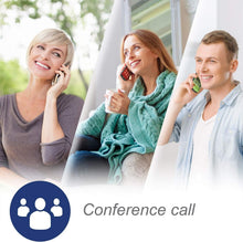 Load image into Gallery viewer, 4-Handset DECT 6.0 Cordless Phone System with Caller ID and Answering Machine