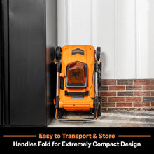 Load image into Gallery viewer, Compact Cordless Lawn Mower with 3-in-1 Function &amp; Folding Handle for Storage
