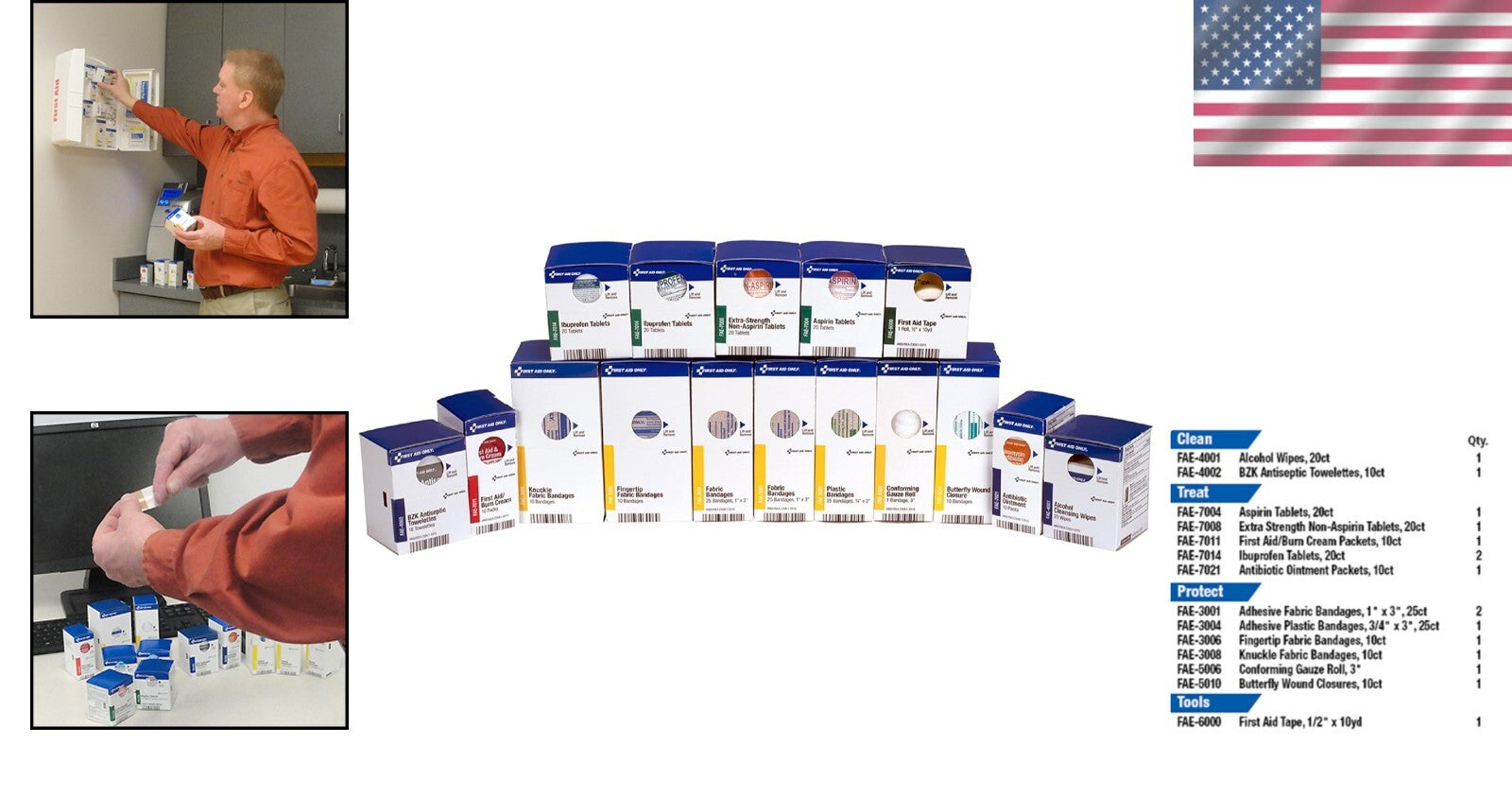 Comprehensive SmartCompliance First Aid Kit Refill - 237 Essential Pieces