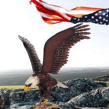 Load image into Gallery viewer, Weather-Resistant Bald Eagle Yard Decoration – Freestanding Metal Art