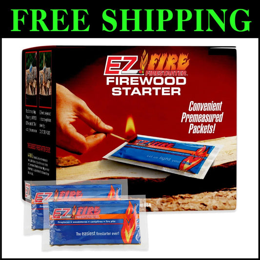 EZ Fire Gel Starters – Odorless, Windproof Fire Ignition for Indoor & Outdoor