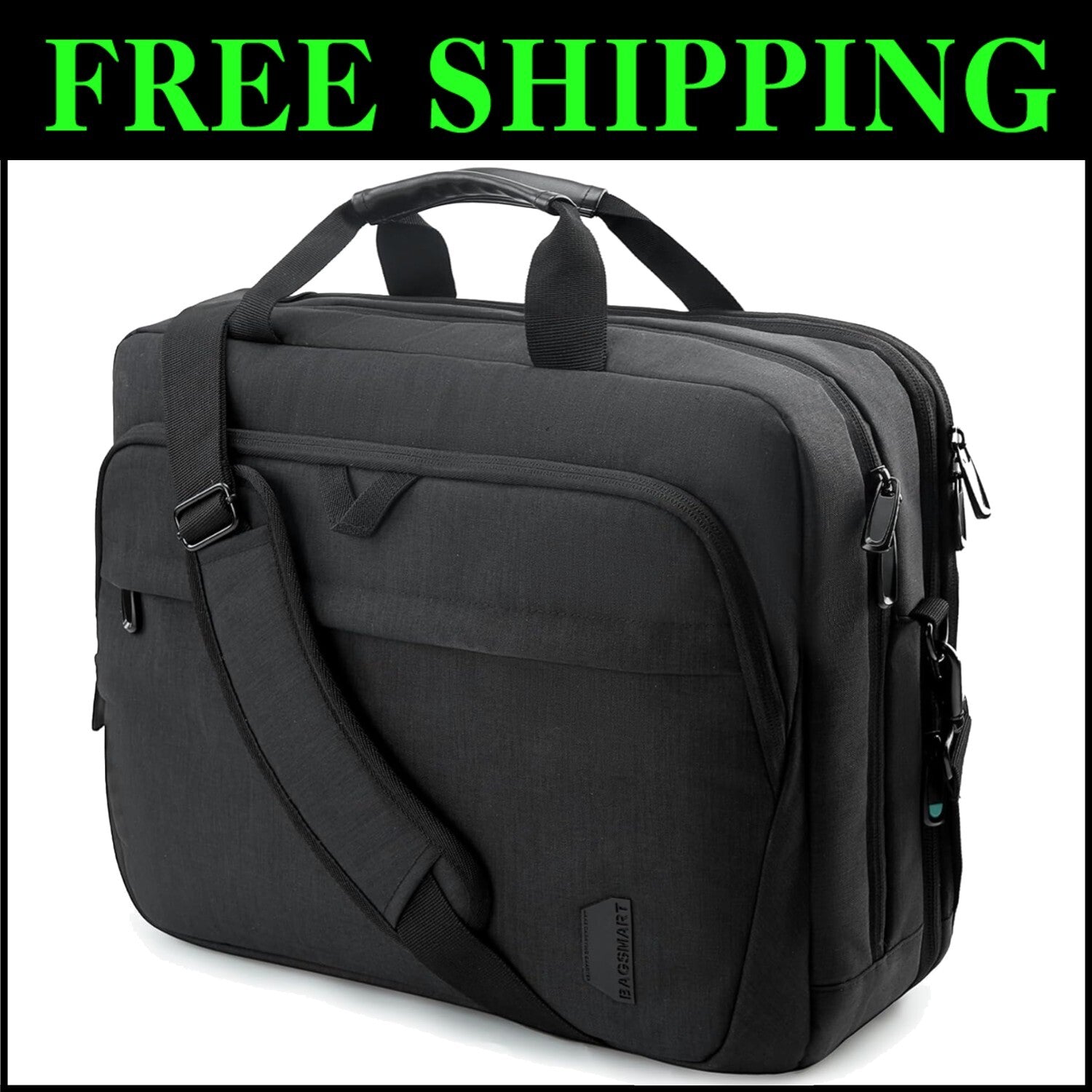 Professional 17.3 Inch Laptop Bag with Multiple Compartments - Comfort & Style