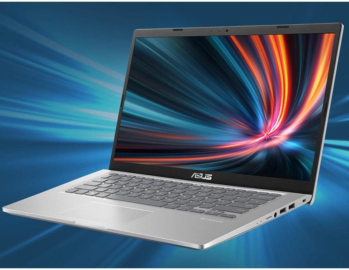14 Inch ASUS VivoBook 14 Laptop - Fast Intel i3, 4GB RAM, 128GB SSD, Slate Grey