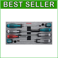 Load image into Gallery viewer, MEGADORA IMPACTA 8-Piece Screwdriver Set: Durable &amp; Ergonomic Essentials