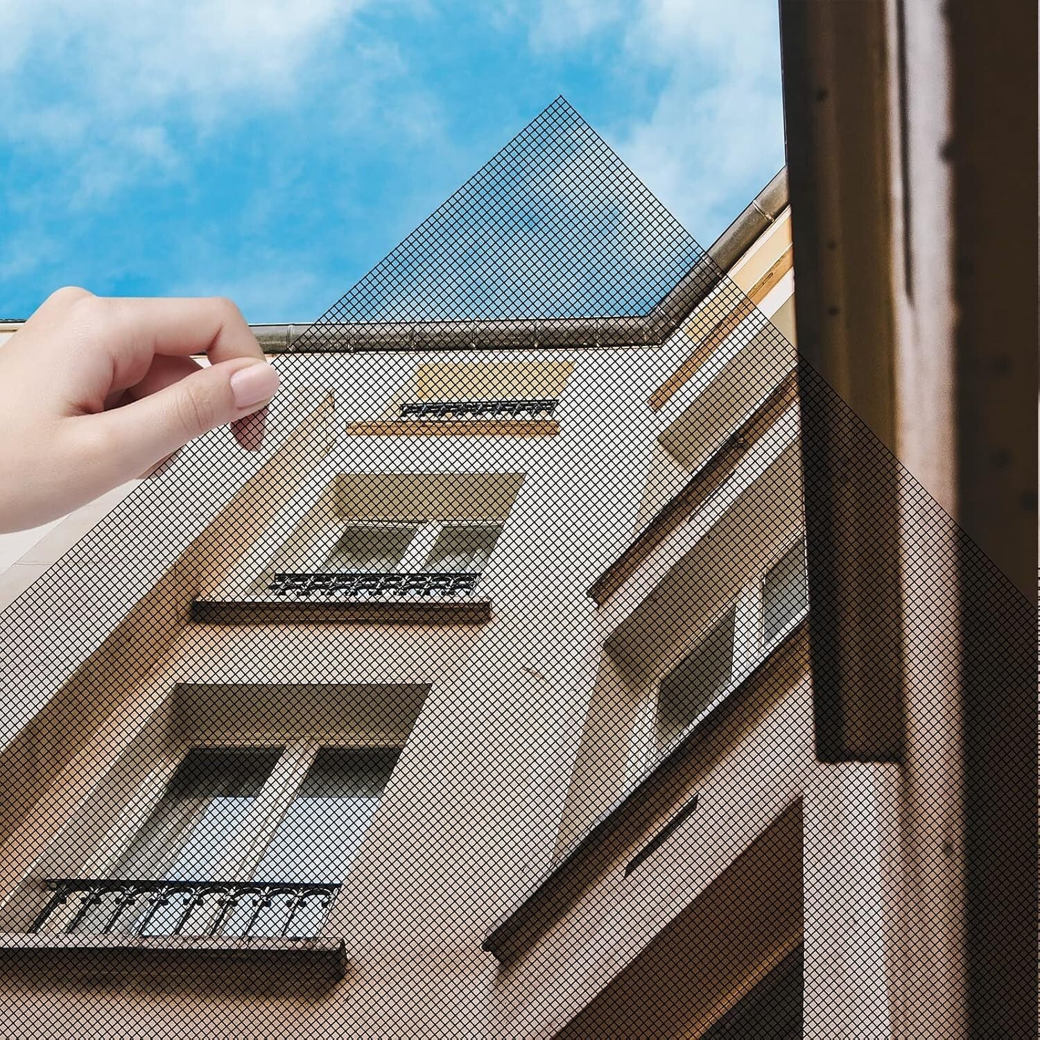 Heavy-Duty Pet-Friendly Window Screen Roll, 35in x 16ft Stainless Steel Mesh