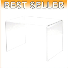 Load image into Gallery viewer, Sophisticated Acrylic Pedestal Riser, 9"H x 13.5"W for Artifacts &amp; Collectibles