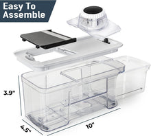 Load image into Gallery viewer, All-in-1 Vegetable Chopper &amp; Mandoline Slicer Set with Bonus Spiralizer - 6 in 1