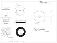 Load image into Gallery viewer, Easy Installation Matte Black Tub Trim Kit with Tip-Toe Drain Plug - 2-Pack