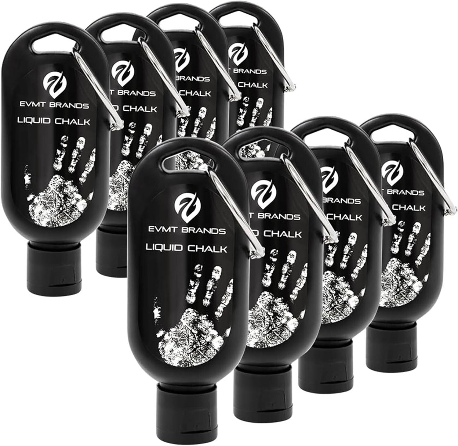 Versatile Liquid Chalk for Rock Climbing & Fitness - 8 x 50ml Squeeze Bottles