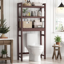 Load image into Gallery viewer, Modern 3-Tier Bamboo Bath Organizer with Anti-Tilt Features - Stylish Storage