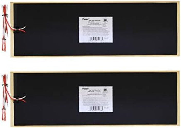 Dual Pack QAI Certified RV Tank Heater Pads - Prevent Freezing Up to 50 Gal